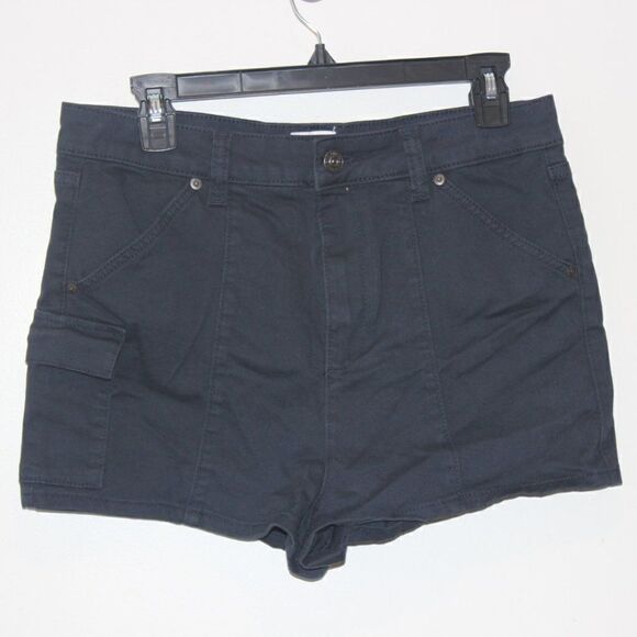 BDG Pants - BDG Navy Blue A-Line Jean Shorts With Pockets Women's Size L